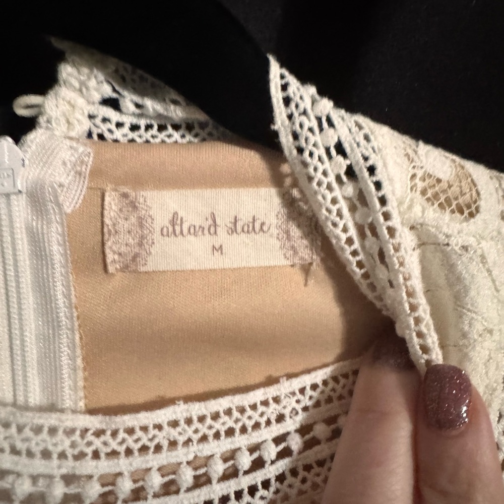 Altar'd State White Lace Mini Dress - Picture 5 of 6